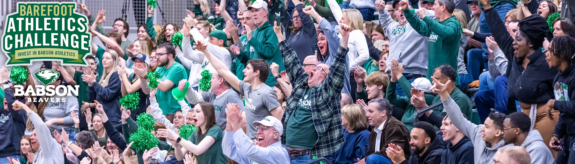 Babson Athletics Fans Cheering